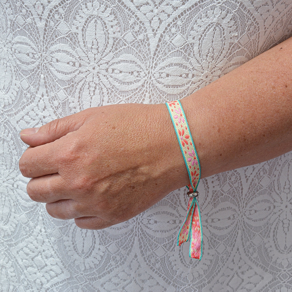 Bracelets & Élastiques à Cheveux Doux - Imprimés Plumes, Love, Cœur - Paillettes & Pendentifs - Accessoire Fashion - 5