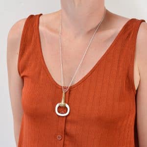 Collier chaîne métal maille à billes fine