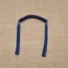 Cordon de lunettes Adulte Sport auto ajustable. Cordon de lunettes fixation chaussette sur la branche, tortillon flexible auto ajustable à l'arrière de la tête Marine