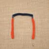 Cordon de lunettes Adulte Sport auto ajustable. Cordon de lunettes fixation chaussette sur la branche, tortillon flexible auto ajustable à l'arrière de la tête Orange