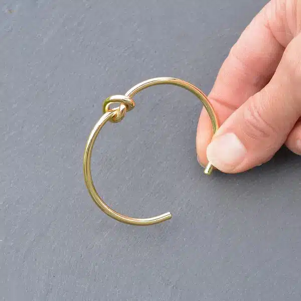 Bague et Bracelet Jonc - Parure acier inoxydable doré