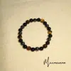 Bracelet "Triple protection" avec perles Hématite - Oeil de tigre - Onyx d'Afrique du Sud