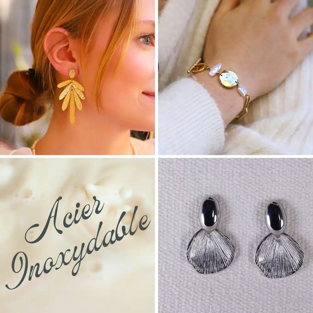 Bijoux en acier inoxydable