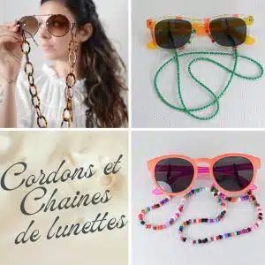 Photo de la catégorie cordons et chaînes de lunettes