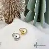 Bague ajustable acier inoxydable. Argenté ou en doré