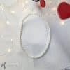 Collier perles plastique nacrées diamètre 6 mm