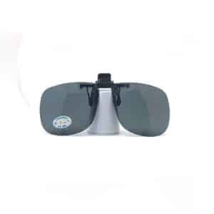 Clips solaires polarisés - Gris : respecte les couleurs naturelles