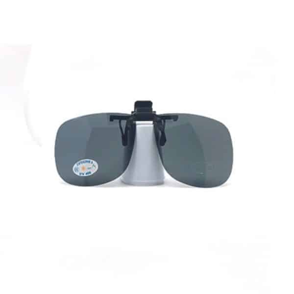 Clips solaires polarisés - Gris : respecte les couleurs naturelles
