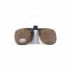 Clips solaires polarisés Marron : renforce les contrastes et les reliefs