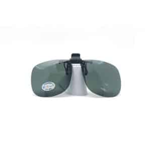 Clips solaires polarisés. Vert G15 : équilibre luminosité et confort visuel
