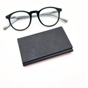 Douillette pliable pour lunettes. Douillette de voyage - NOIR