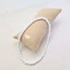 -Collier Enfant perles blanches agate