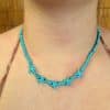 Collier étoile de mer, coloris turquoise