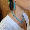 Collier étoile de mer Turquoise
