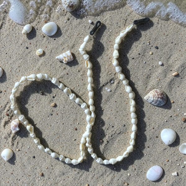 Cordon de lunettes coquillage