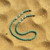 Cordon de lunettes Étoiles de mer turquoise – Esprit bord de mer